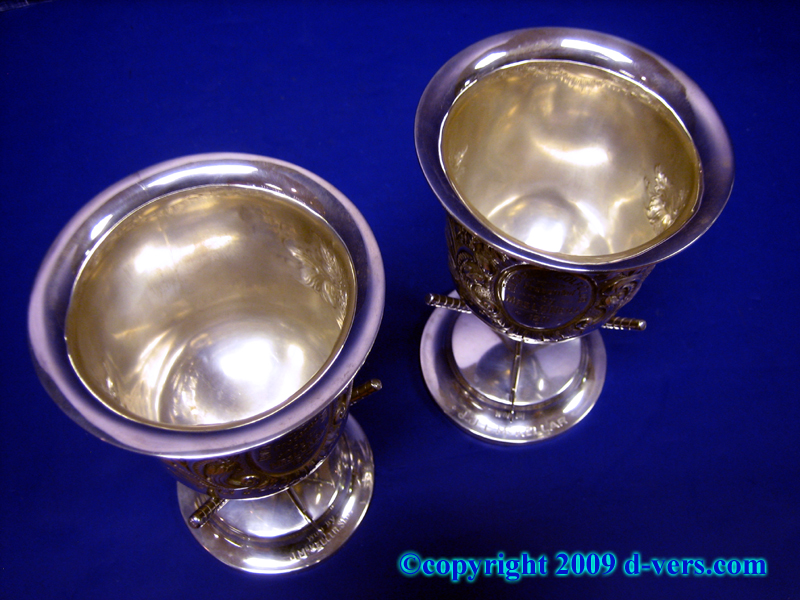 Sterling Silver Irish Golf Trophies 