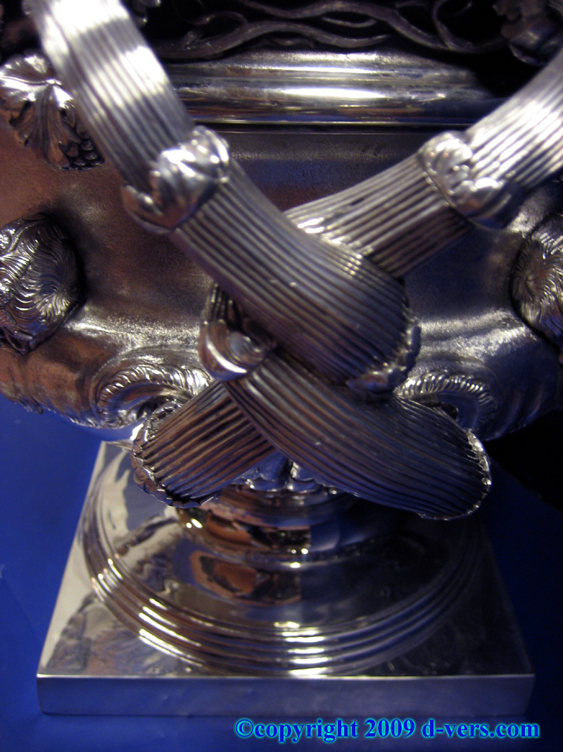 Georgian Style Antique Vase Sterling Silver 