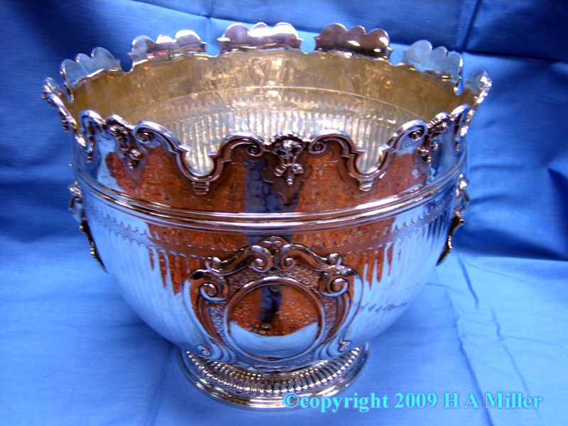 Victorian Sterling Silver Monteith Bowl 