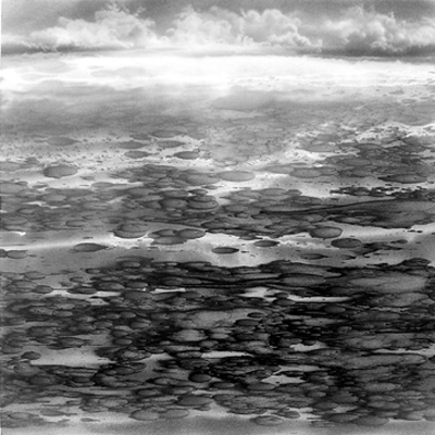 RICHARD VAUX Archetypal Lightscape I Drawing Original Charcoal RICHARD VAUX Archetypal Lightscape I Drawing Original Charcoal