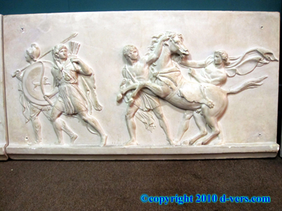 John DeLorean Commissioned Sculpture Roman Soldiers Battle John DeLorean Commissioned Sculpture Roman Soldiers Battle