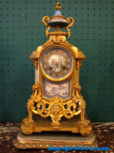 Louis XVI 3 Piece Garniture Sevres Porcelain Gilded Ormolu Louis XVI 3 Piece Garniture Sevres Porcelain Gilded Ormolu
