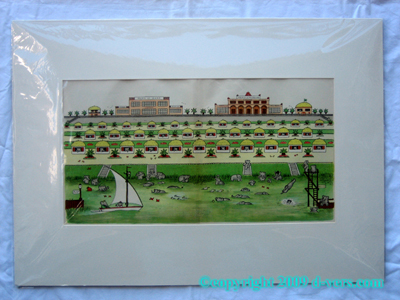 RARE Babar Storybook Print 1937 Le Roi Babar Mat MINT RARE Babar Storybook Print 1937 Le Roi Babar Mat MINT
