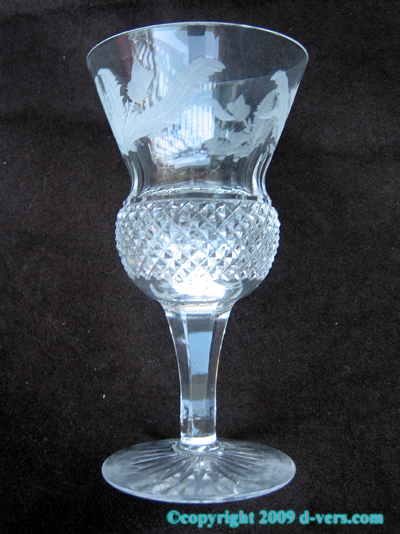 EDINBURGH Thistle Crystal Champagne Sherbet Glass EDINBURGH Thistle Crystal Champagne Sherbet Glass