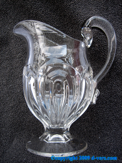 LEAD CRYSTAL Mini Pitcher Early American Antique 1820s LEAD CRYSTAL Mini Pitcher Early American Antique 1820s