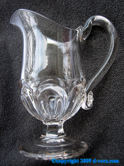 LEAD CRYSTAL Mini Pitcher Early American Antique 1860s LEAD CRYSTAL Mini Pitcher Early American Antique 1860s