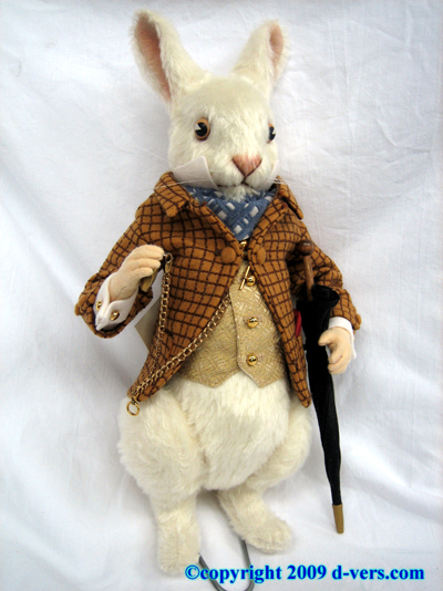R. John Wright Alice In Wonderland White Rabbit Doll NIB R. John Wright Alice In Wonderland White Rabbit Doll NIB