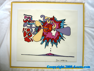 Pop Art Peter Max Winter Sunshine RARE Silkscreen Serigraph Pop Art Peter Max Winter Sunshine RARE Silkscreen Serigraph