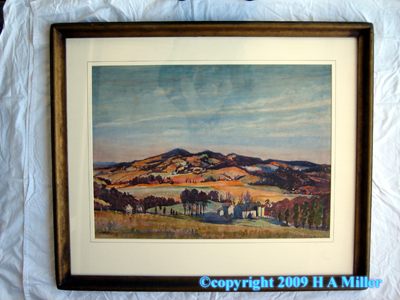 William Rohrbeck Original Watercolor Painting William Rohrbeck Original Watercolor Painting