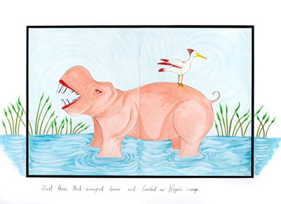 ALEX BEARD The Jungle Grapevine Original Drawing Ink on Paper ALEX BEARD The Jungle Grapevine Original Drawing Ink on Paper