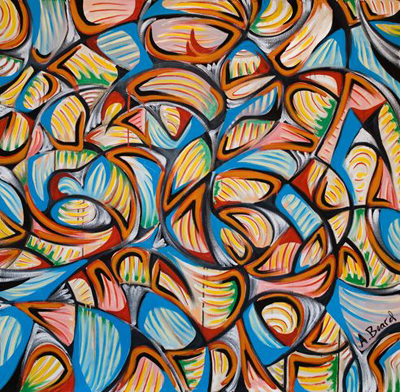 ALEX BEARD Untitled Abstract II Original Painting Oil on Canvas ALEX BEARD Untitled Abstract II Original Painting Oil on Canvas
