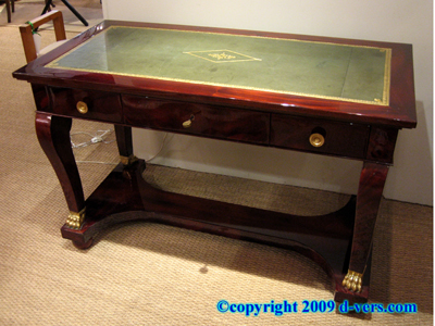 Empire Console Writing Desk Gilded French Contemporary Empire Console Writing Desk Gilded French Contemporary