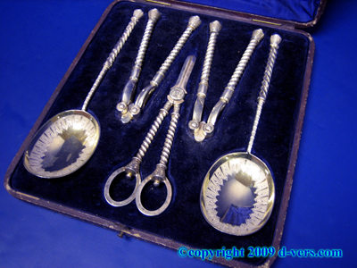 Dessert Serving Set Silver Plate Martin Hall & Co. Nutcracker Dessert Serving Set Silver Plate Martin Hall & Co. Nutcracker