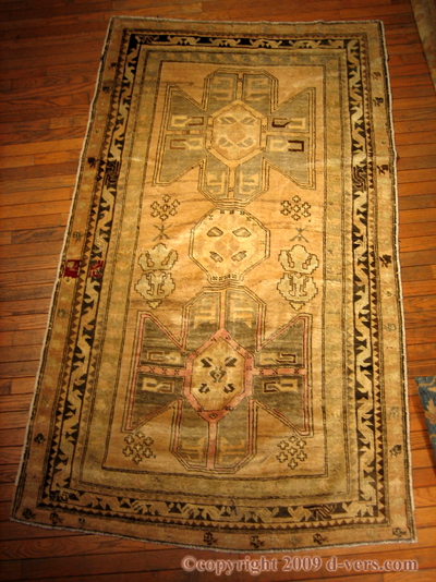 ANATOLIAN Carpet Turkish Rug Beiege 1950s ANATOLIAN Carpet Turkish Rug Beiege 1950s