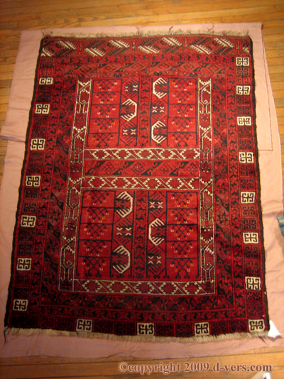 ERSARI Carpet Afghan Wool 1950 ERSARI Carpet Afghan Wool 1950