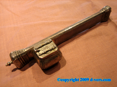Inkwell Pen Holder Ottoman Armenian Silver Pure Inkwell Pen Holder Ottoman Armenian Silver Pure
