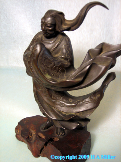 Chinese Japanese Bronze Figure 19th Century Chinese Japanese Bronze Figure 19th Century