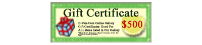 Gift Certificate $500.00 Gift Certificate $500.00